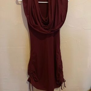 Cowl neck dress